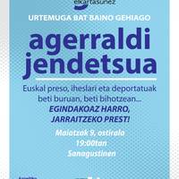'25 urte elkartasunez' agerraldi jendetsua