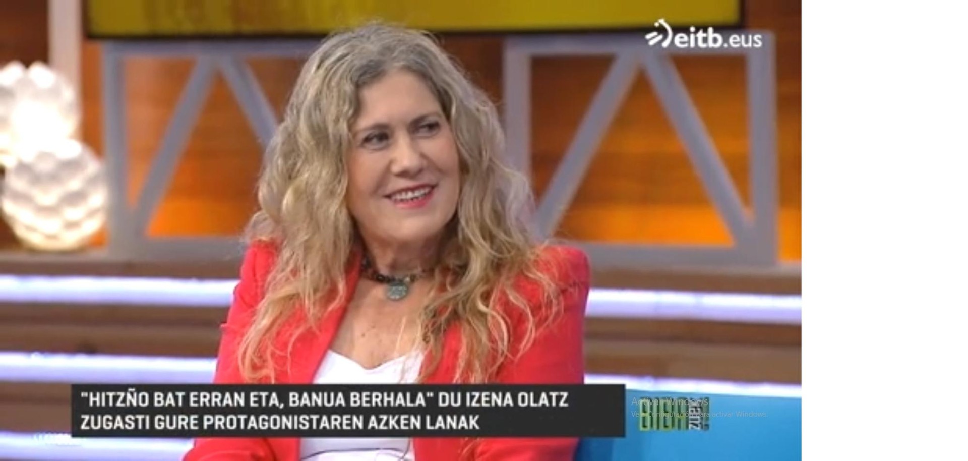 Olatz Zugasti ETB1eko 'Biba Zuek' programan azaldu da bere disko berria aurkezten