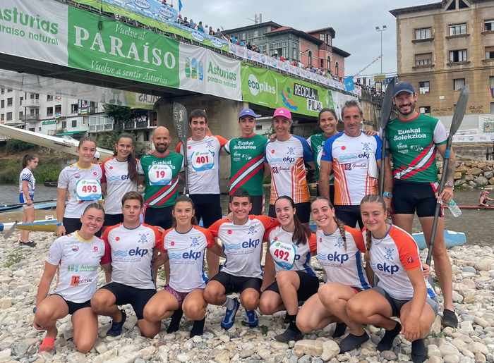 Itxas Gaineko 29 piraguista lehiatuko dira larunbatean Sella ibaiaren jaitsieran