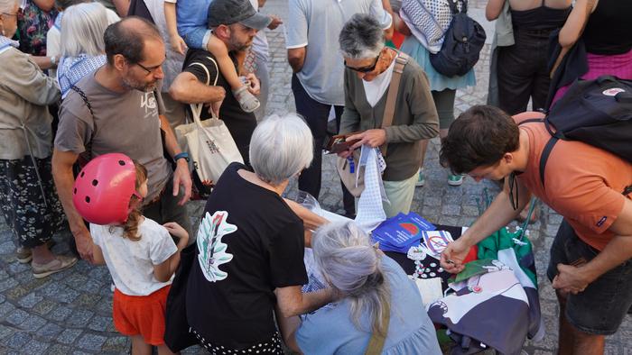 Zarautz Palestina herri ekimenaren eskertza