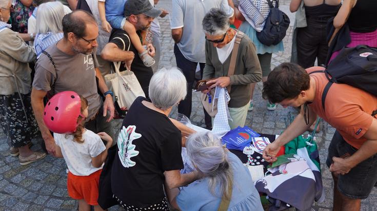 Zarautz Palestina herri ekimenaren eskertza
