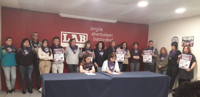 LAB sindikatuak greba egunak deitu ditu adinekoen egoitzetan