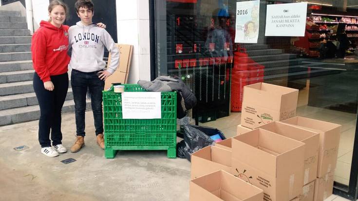 Hasi da Saharako errefuxiatuen aldeko janari bilketa