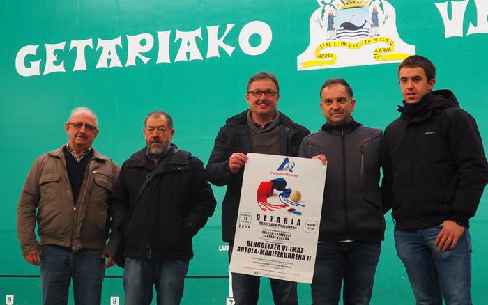 Pilota partida eta bertso saioa izango dira asteburuan Getarian, festa giroan sartzeko