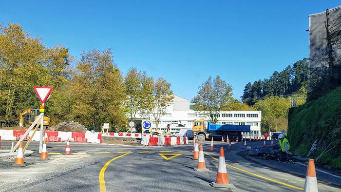 Ari da forma hartzen Arroa Beheko biribilgunea