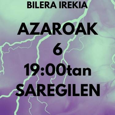 Bilera: Azaroaren 25a antolatzeko bilera irekia