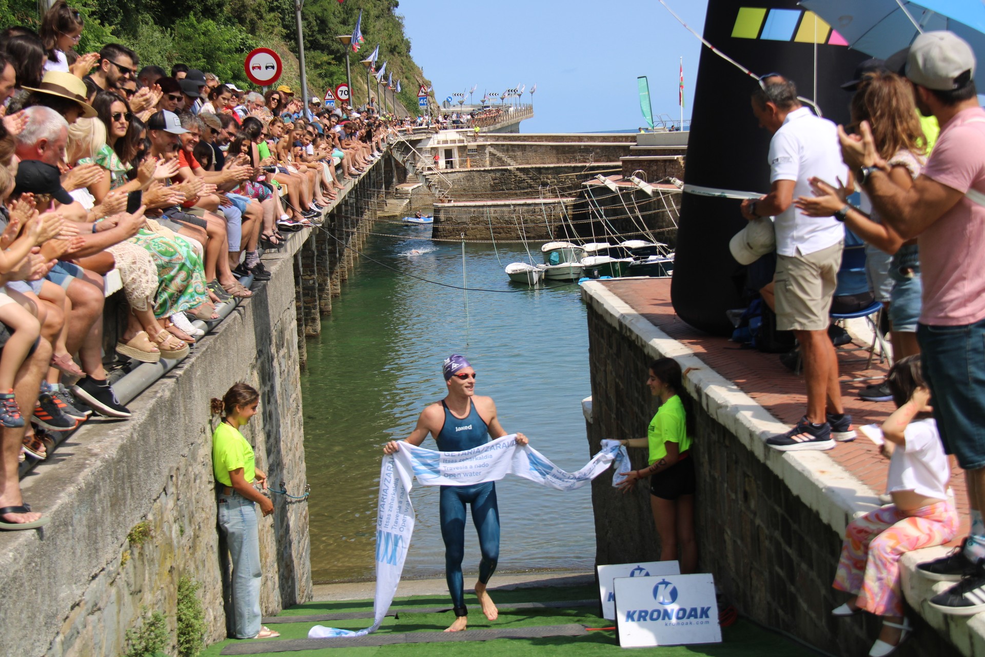 Pol Gil eta Candela Sanchez bigarrenez garaile Zarautz-Mollarri-Zarautz proban