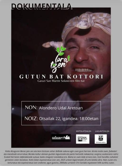 Dokumentala: 'Gutun bat Kottori'