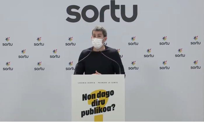 Krisia "betikoen bizkar" uztea gaitzetsi eta inbertsio publikoa eskatzeko protestara deitu du Sortuk