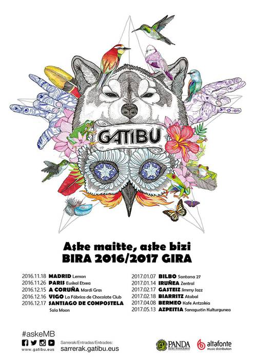 Gatibuk kontzertua eskainiko du Azpeitiko Sanagustin kulturgunean, maiatzean