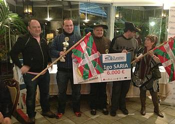 Azpeitiko Iñak eta Joxeanek irabazi dute Zarauzko Ikurrina Mus Txapelketa
