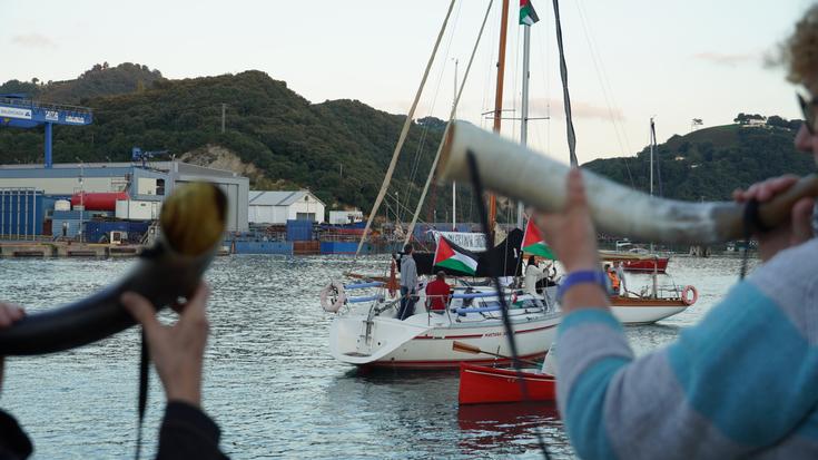 Ibaitik itsasora libre izango den Palestina aldarrikatu dute Mugimendu Feministaren eskutik