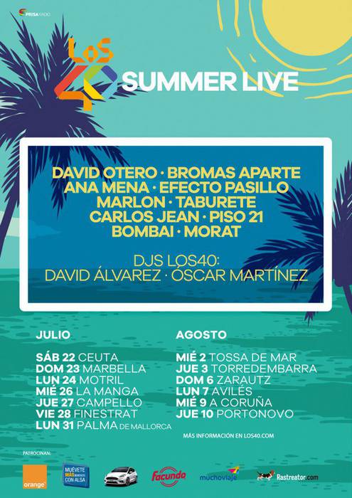 Gaueko autobus zerbitzuak egongo dira igandean Zarauzko 'Los 40 Summer Live' kontzerturako