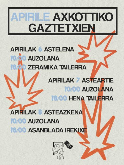 Auzolana eta henna tailerra, Gaztetxean