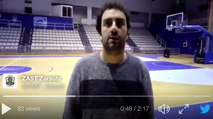 Iñaki Jimenezen balorazioa Ulacia Gruporen asteburuko partidaren inguruan