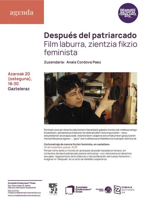 Proiekzioa: 'Después del patriarcado' film laburra