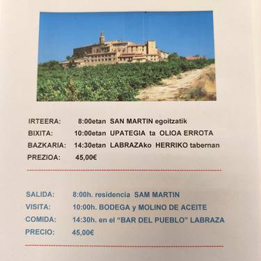 Irteera: Gorrebustora eta Labrazara