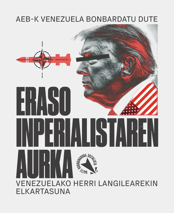 Elkarretaratzea: 'Eraso inperialisten aurka'