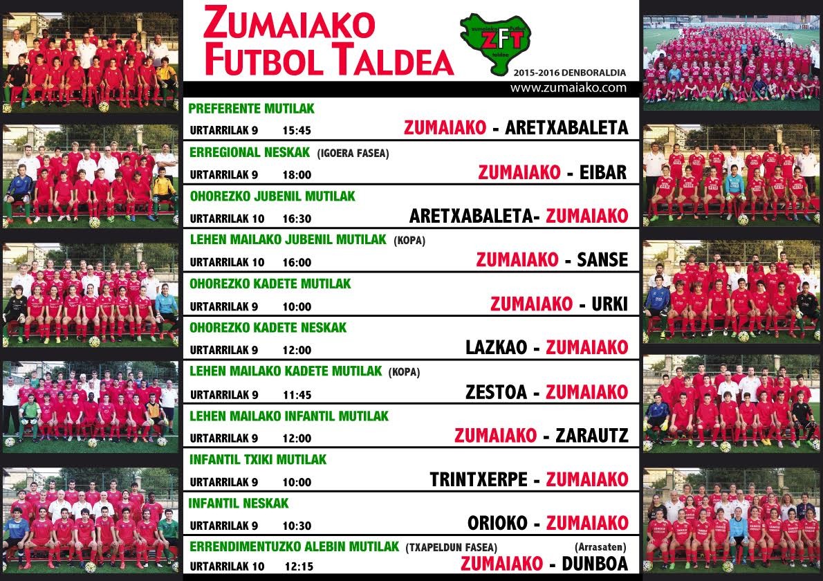 urtarrilak 9/10 partidoak
