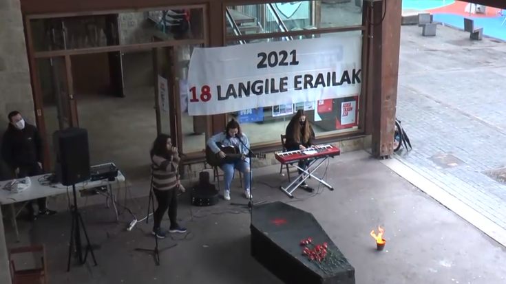 Langileen aldeko eskualdeko aldarriak, bideoan