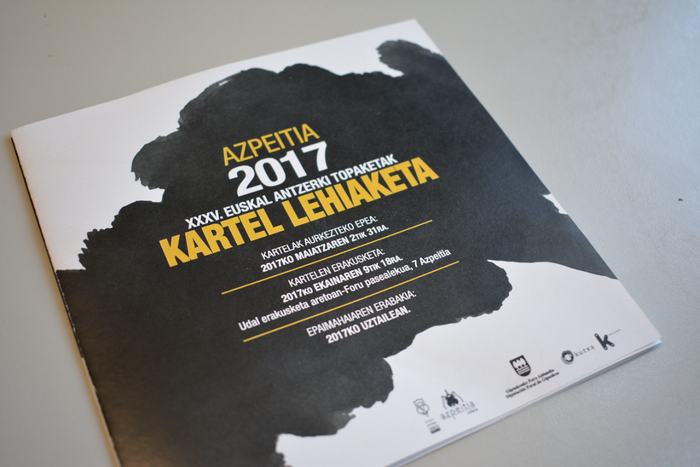 Hilaren 31n amaituko da Azpeitiko Euskal Antzerki Topaketetarako kartel lehiaketara lanak aurkezteko epea
