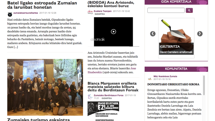 Urtebetean bikoiztu egin da bisita kopurua baleike.eus-en