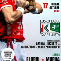 Txapelketa: Lau eta erdiko pilota txapelketaren final laurdenak