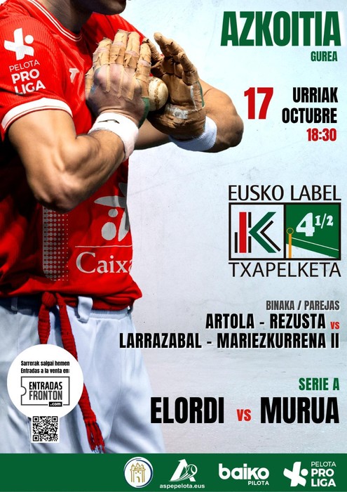 Txapelketa: Lau eta erdiko pilota txapelketaren final laurdenak