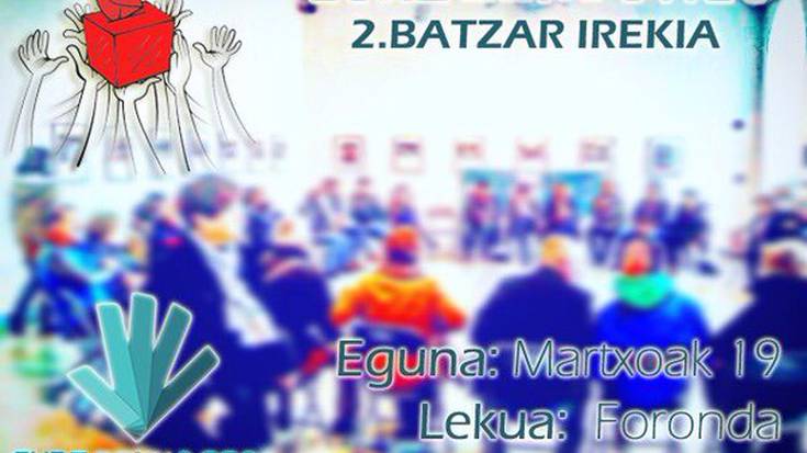 Zumaiako Gure Esku Dagoren bigarren batzarra egingo da bihar