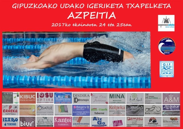 Gipuzkoako Udako Igeriketa txapelketa jokatuko da asteburuan, Azpeitian