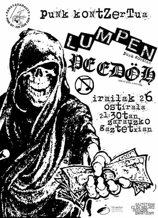 Kontzertua: Lumpen eta Peedöh