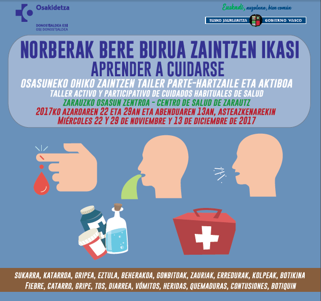 Oraindik badago tokia 'Norberak bere burua zaintzen ikasi' tailerretan
