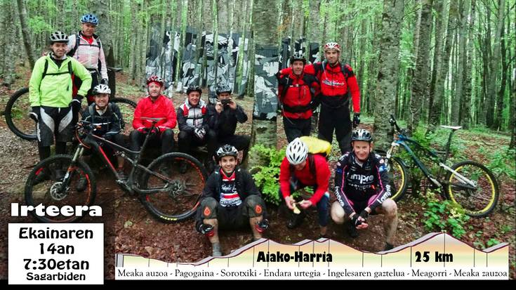 Sastrakas taldeak Aiako harrian egingo du igandeko irteera