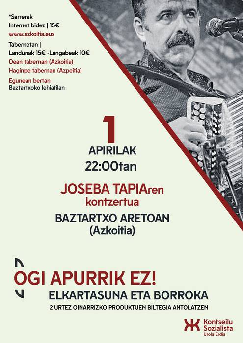 Joseba Tapiaren kontzertua