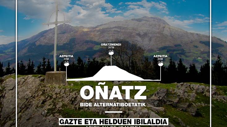 Igandean Oñatzera gaztetxoekin, hain ezagunak ez diren bideak erabiliz