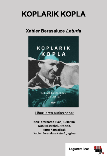 Liburu aurkezpena: 'Koplarik kopla'