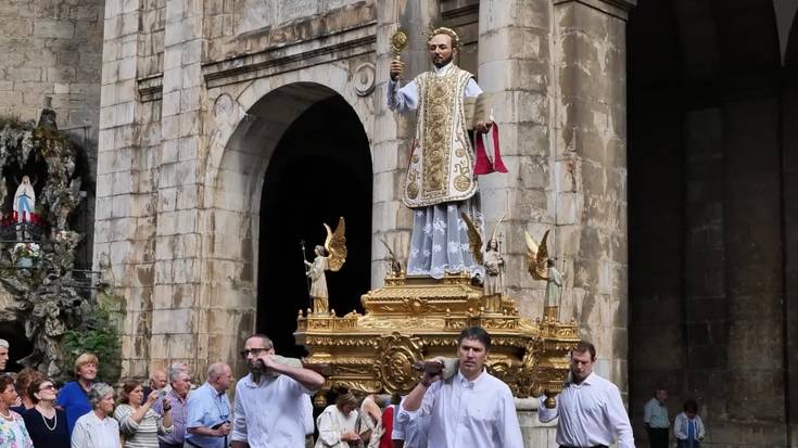 San Inazio eguneko diana, korporazioa, prozesioa eta meza, bideoan