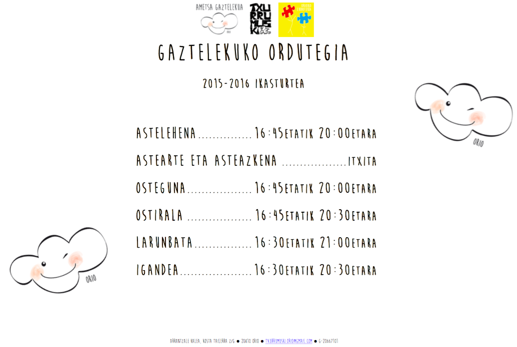 Ametsa gaztelekuak, astelehenetik aurrera izango d