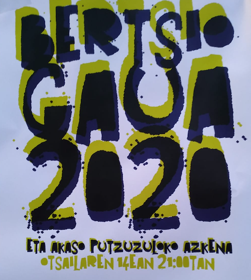 Putzuzuloko "akaso azken" Bertsio Gaua egingo dute otsailaren 14an