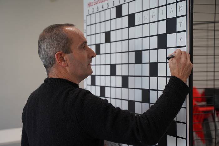 Bigarren izan da Xabier Azkue Euskal Herriko Hitz Gurutzatuen Txapelketan