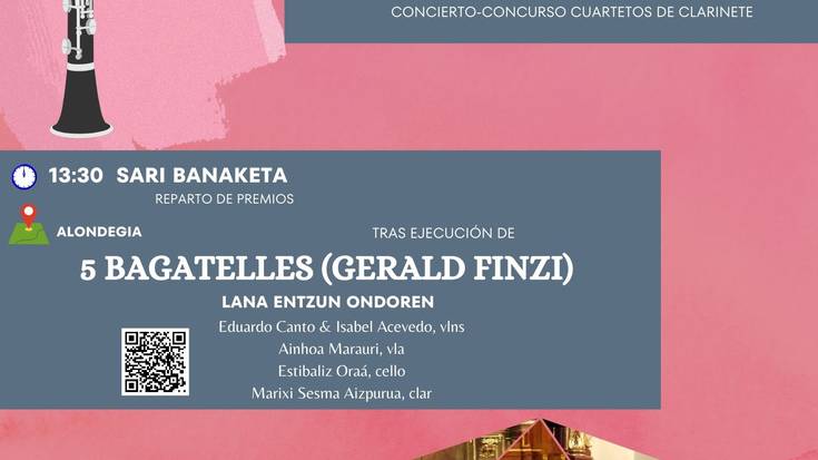 Klarinete laukoteen kontzertu-lehiaketa