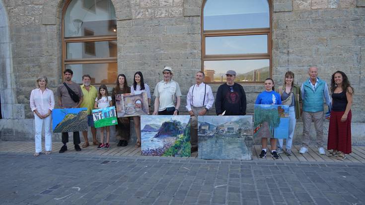 Jokin Telleriak irabazi du kaleko pintura lehiaketa