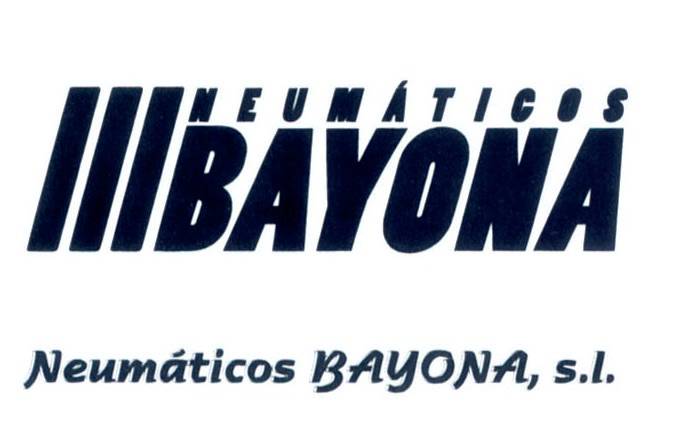 Neumaticos Bayona logotipoa