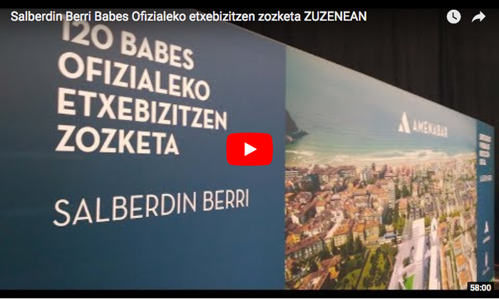 Bideoa: Salberdingo etxebizitzen zozketa