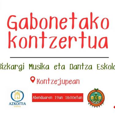 Kontzertua: Bizkargi eskolako ikasleen Gabonetako emanaldia