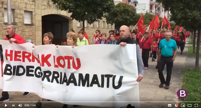 Bidegorriaren Aldeko Taldeak igandeko martxan parte hartzera animatu ditu herritarrak