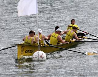 Trainerilla ligako bigarren jardunaldian ere, Orio nagusi gizonezkoetan