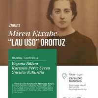 Hitzaldia: Miren Etxabe 'Lau Uxo' omentzeko hitzaldia, EAJren eskutik