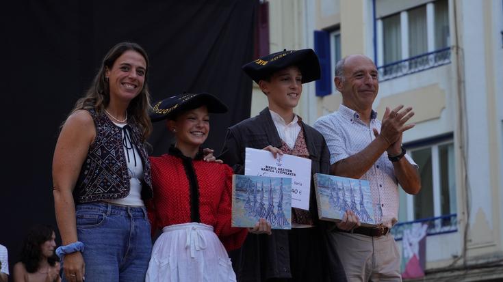 June Aguado eta Ibai Izagirre nagusitu dira gazteen binakako dantza txapelketan