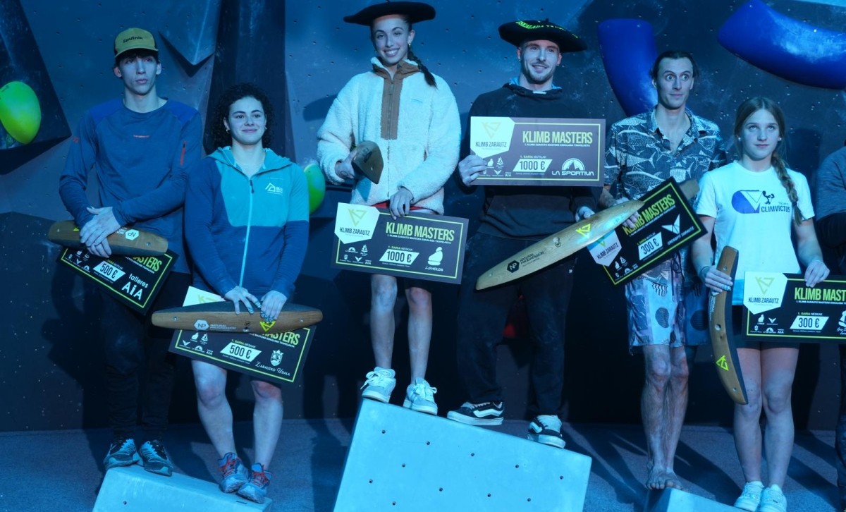 Eneko Carretero eta Geila Macia txapeldun, Klimb Zarautz Masters txapelketan